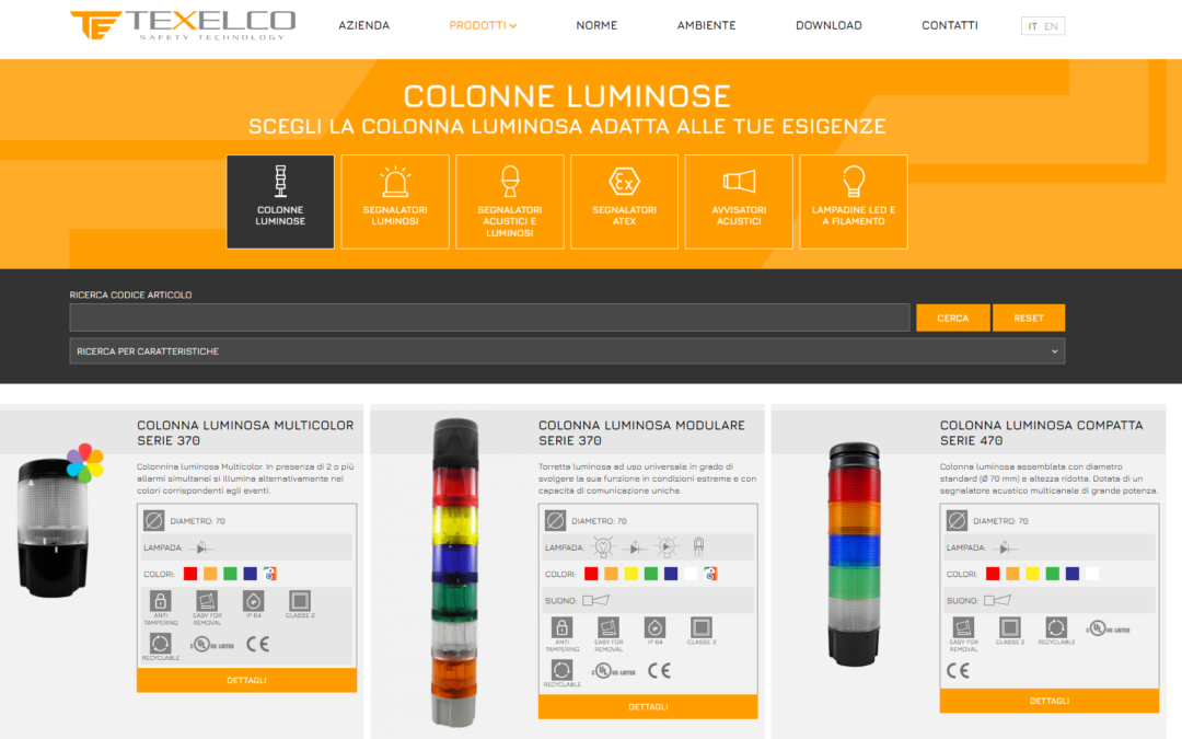 colonna luminosa led